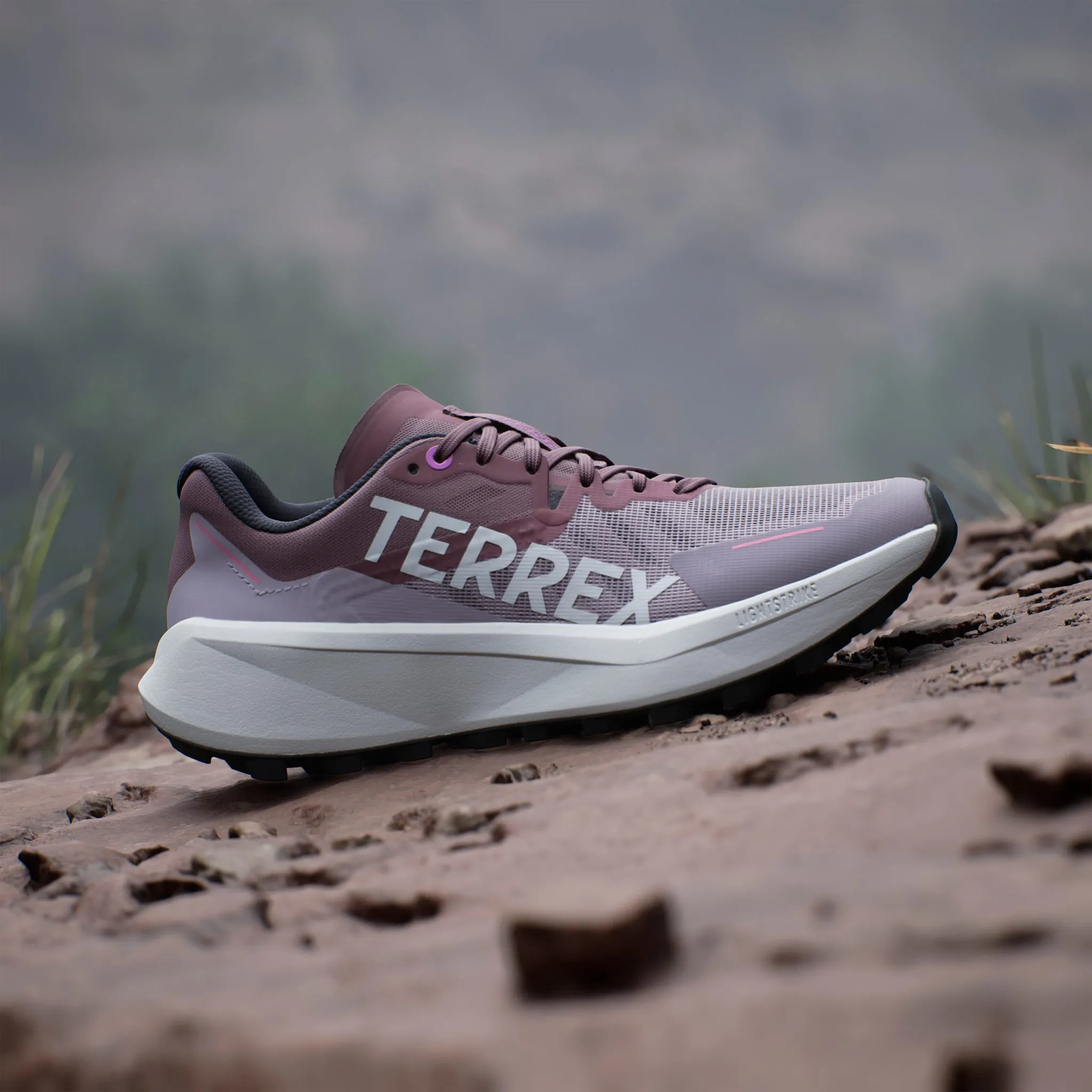 Adidas Terrex Agravic 3 Women's Pre Loved Fig Grey One Pink Fusion