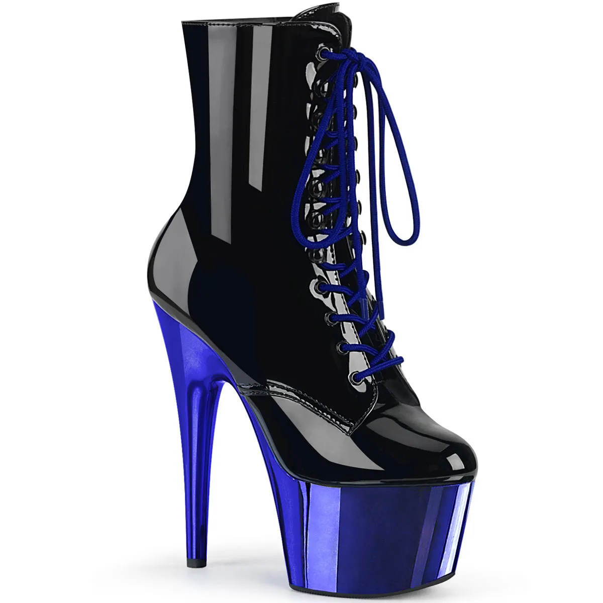 Adore-1020 Black/Blue Boots