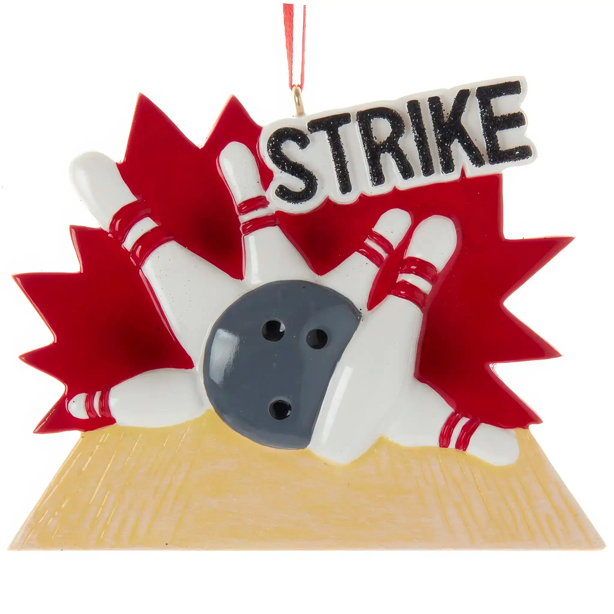 Bowling Strike Personalized Ornament
