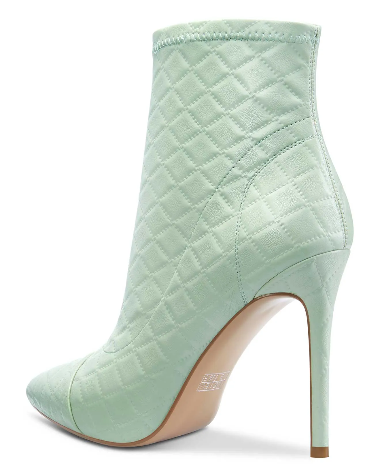 CASTAMERE Women's High Heel Ankle Boots Slip-on Pointed Toe Stretch Boot Stilettos Basic Classic Boots 10CM Heels