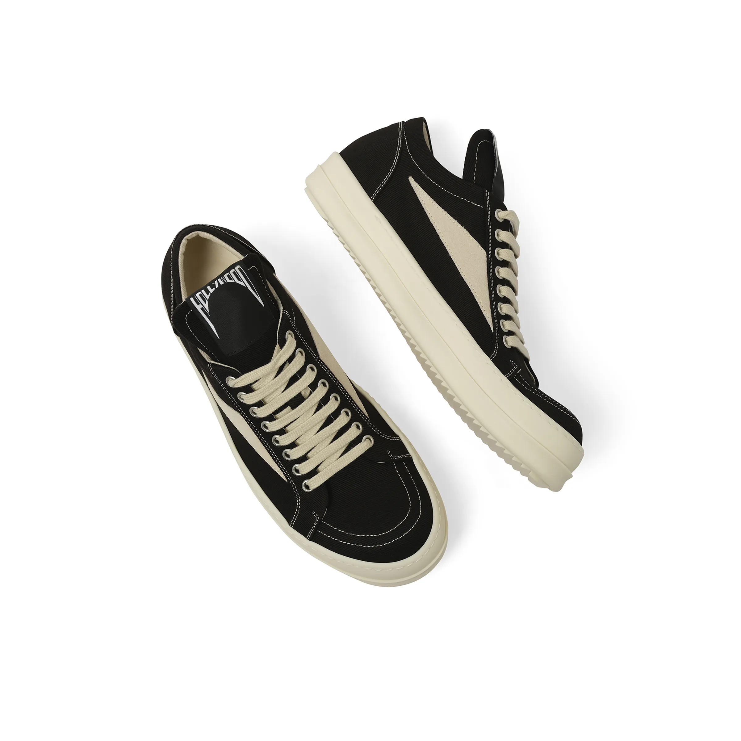 Hollywood Vintage Sneaks in Black/Milk
