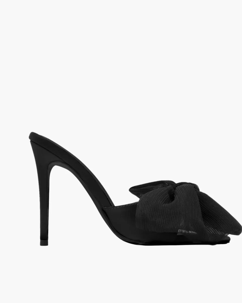 Melodia – Slip-on design – Oversized bow mule heels