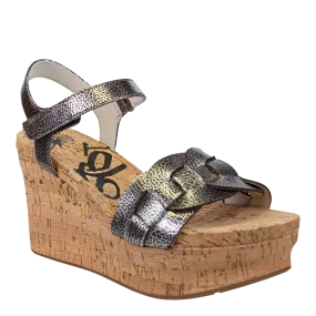 OTBT - CHARLESTON in SILVER Wedge Sandals