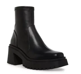 Round Toe Sock Like Ankle Bootie