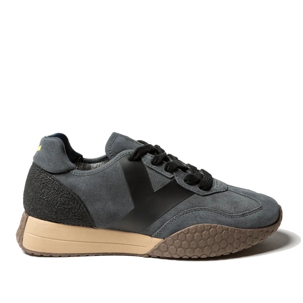 Sneaker Kehnoo Man Camoscio Dark Grey