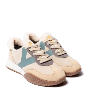 Sneaker Kehnoo Woman Camoscio Beige/Sand