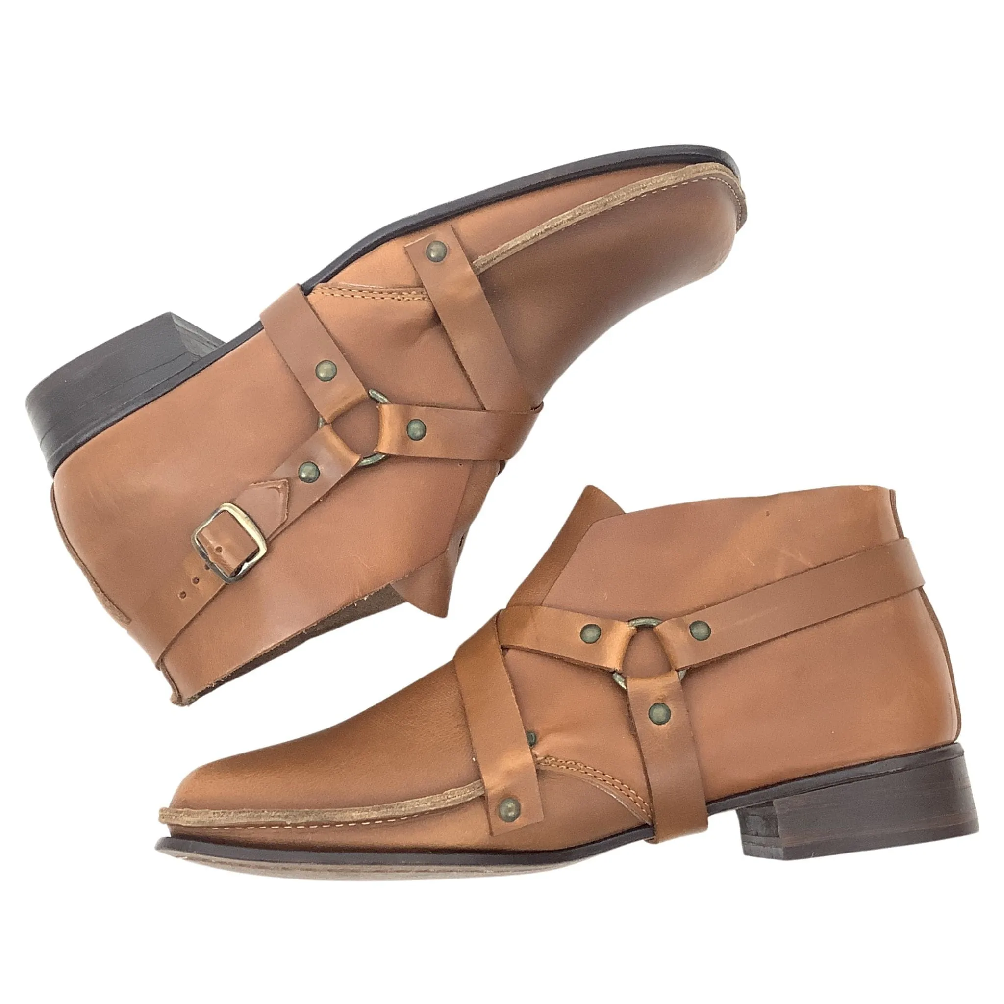 Square Toe 1950s Booties
