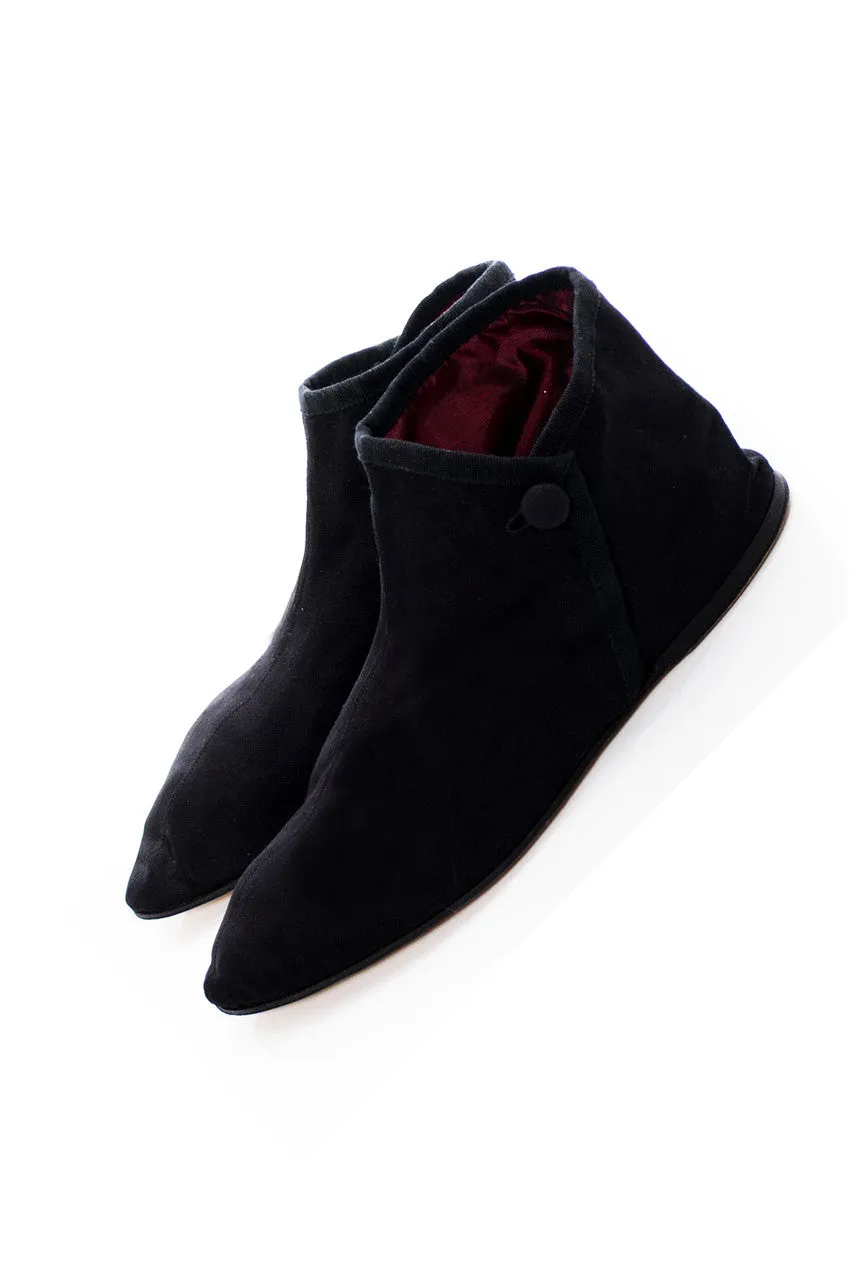 Vintage Emilio Pucci black booties boots Size 7